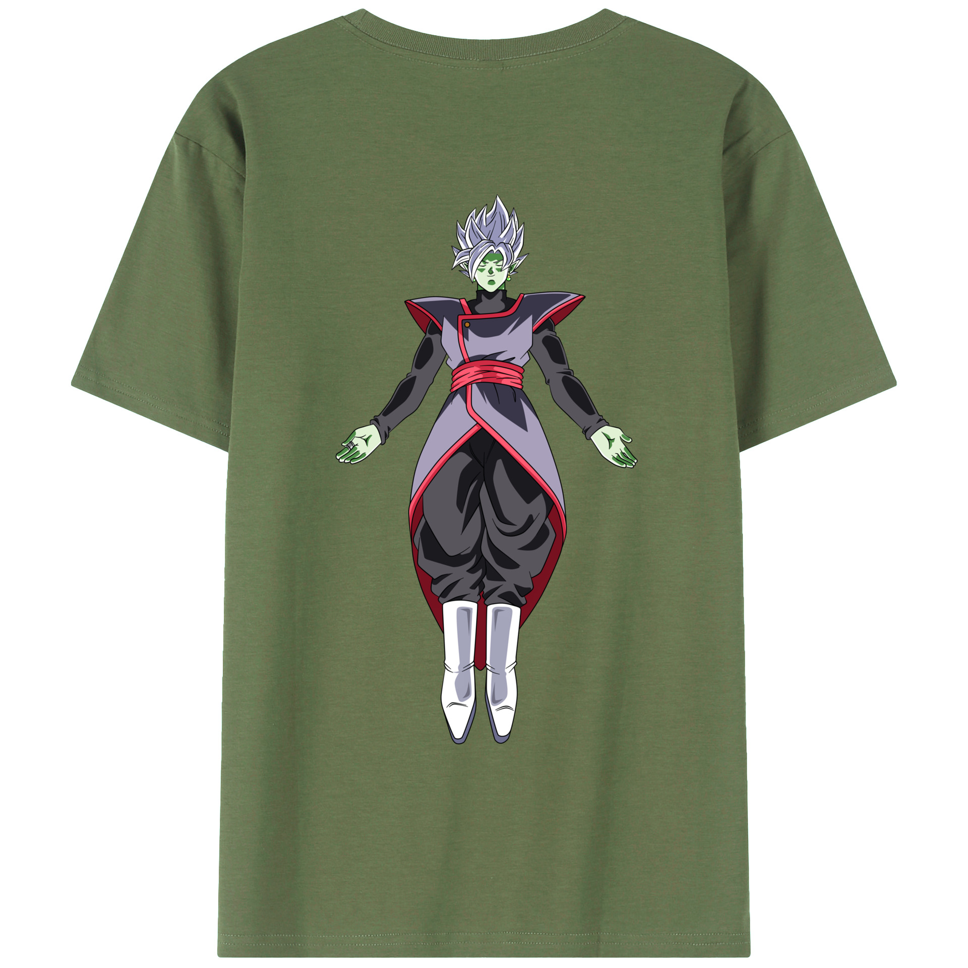 （画像用） ドラゴンボール ベジット DRAGON BALL Vegetto 綿100％ メンズ半袖Tシャツ（バックプリント） 通気性
